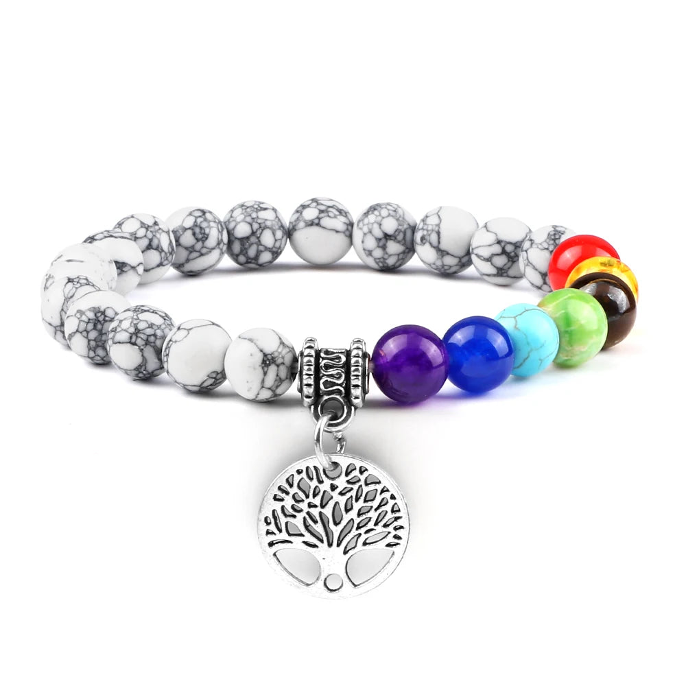 Bracelet perles Chakra - Unisexe