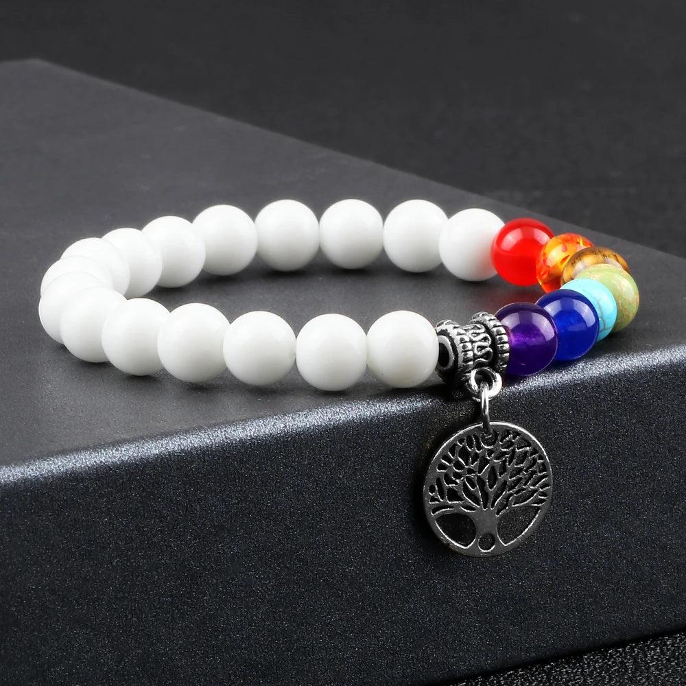 Bracelet perles Chakra - Unisexe