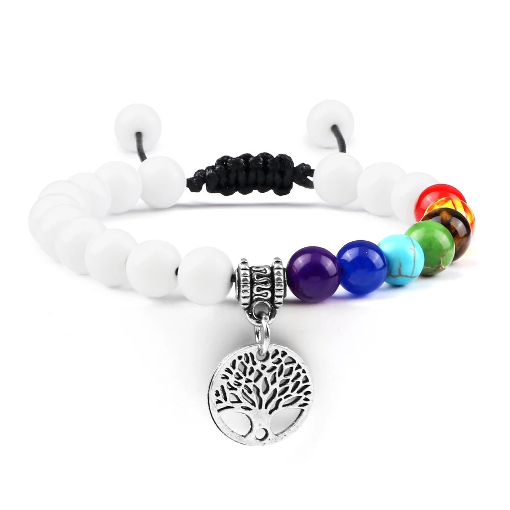 Bracelet perles Chakra - Unisexe